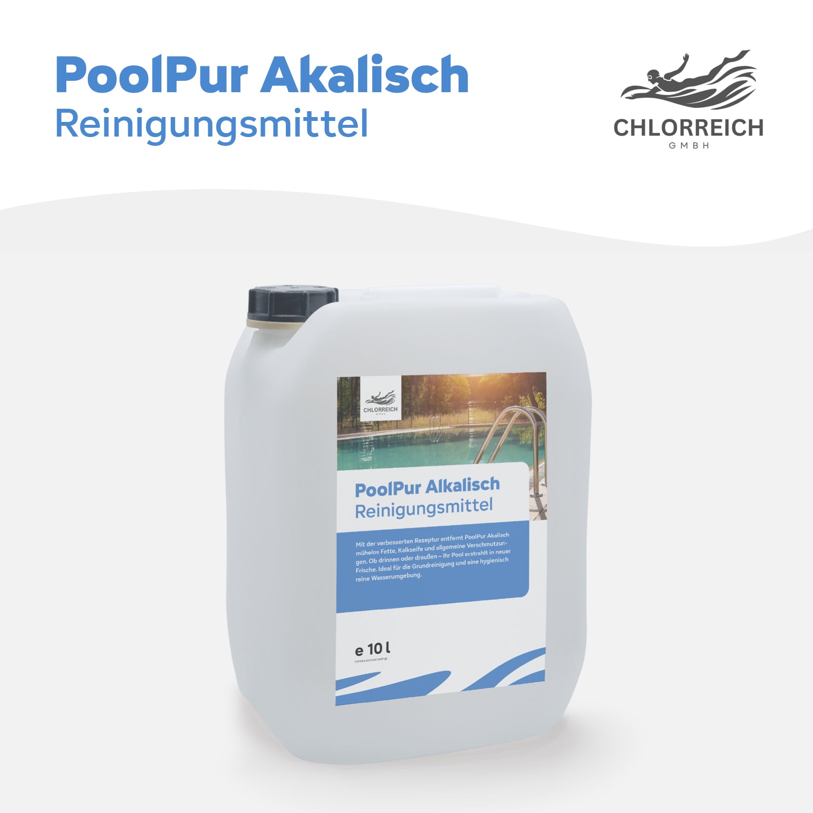 PoolPur Alkalisch, Reinigungsmittel alkalisch 10l
