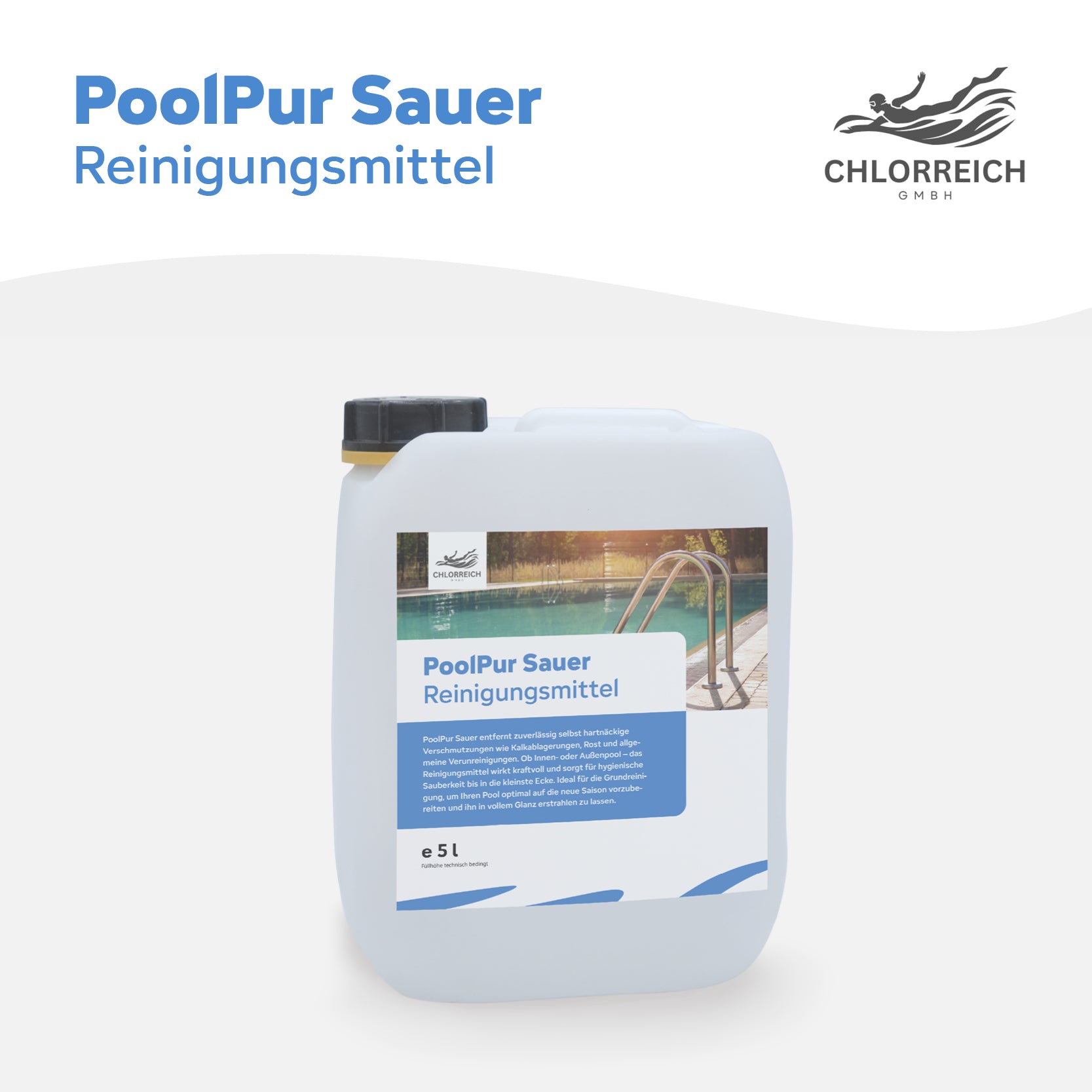 PoolPur Sauer, Reinigungsmittel sauer 5l