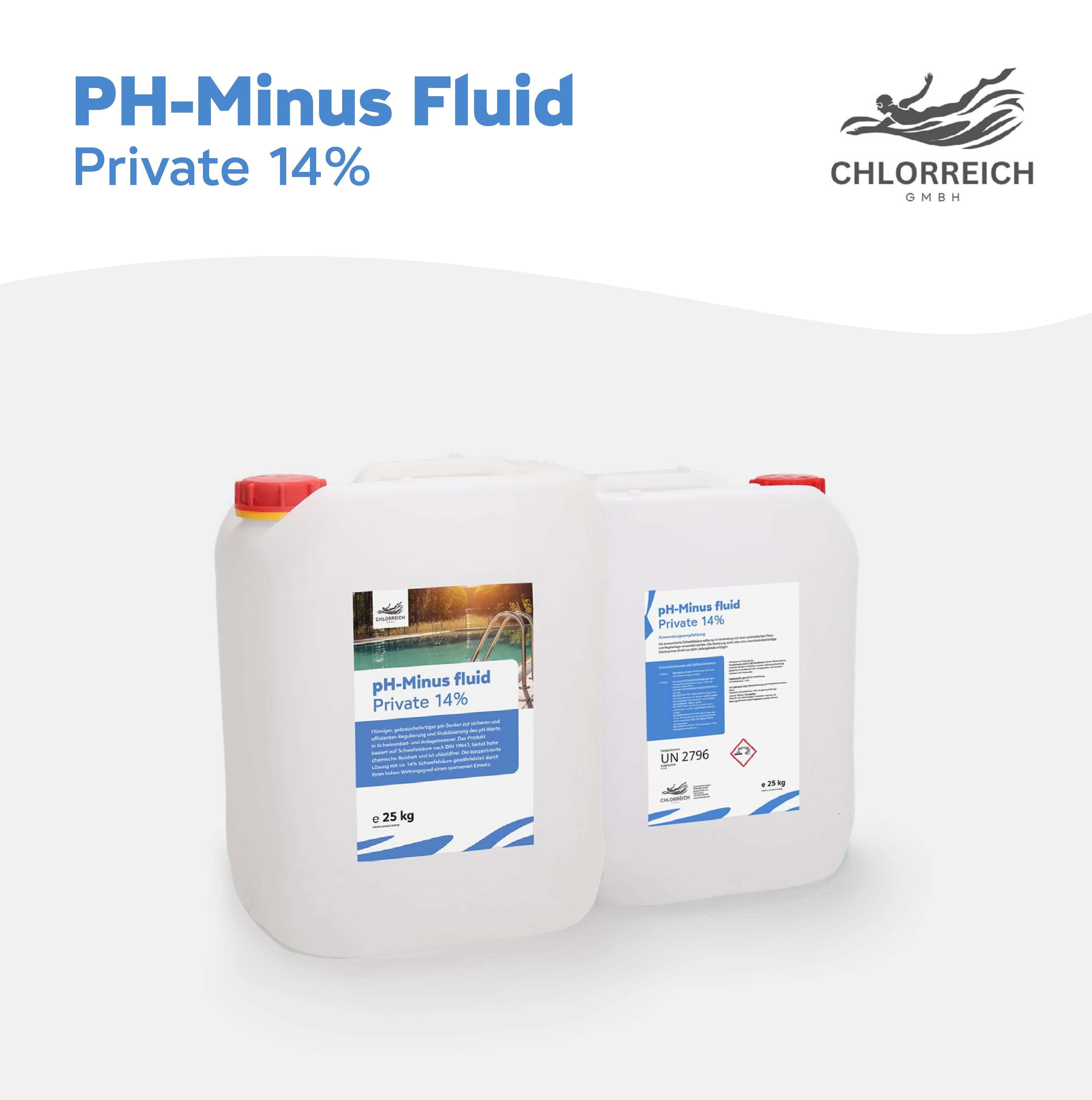 pH Minus fluid Private 14% 25kg Kanister